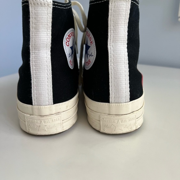 Converse Play Comme des Garcons black high tops - Picture 4 of 9